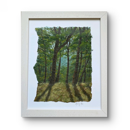 'Walk in the Woods' Framed Original Painting