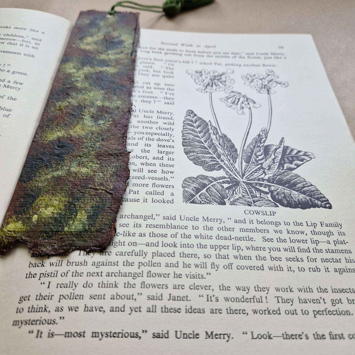 Hand Painted Bookmark