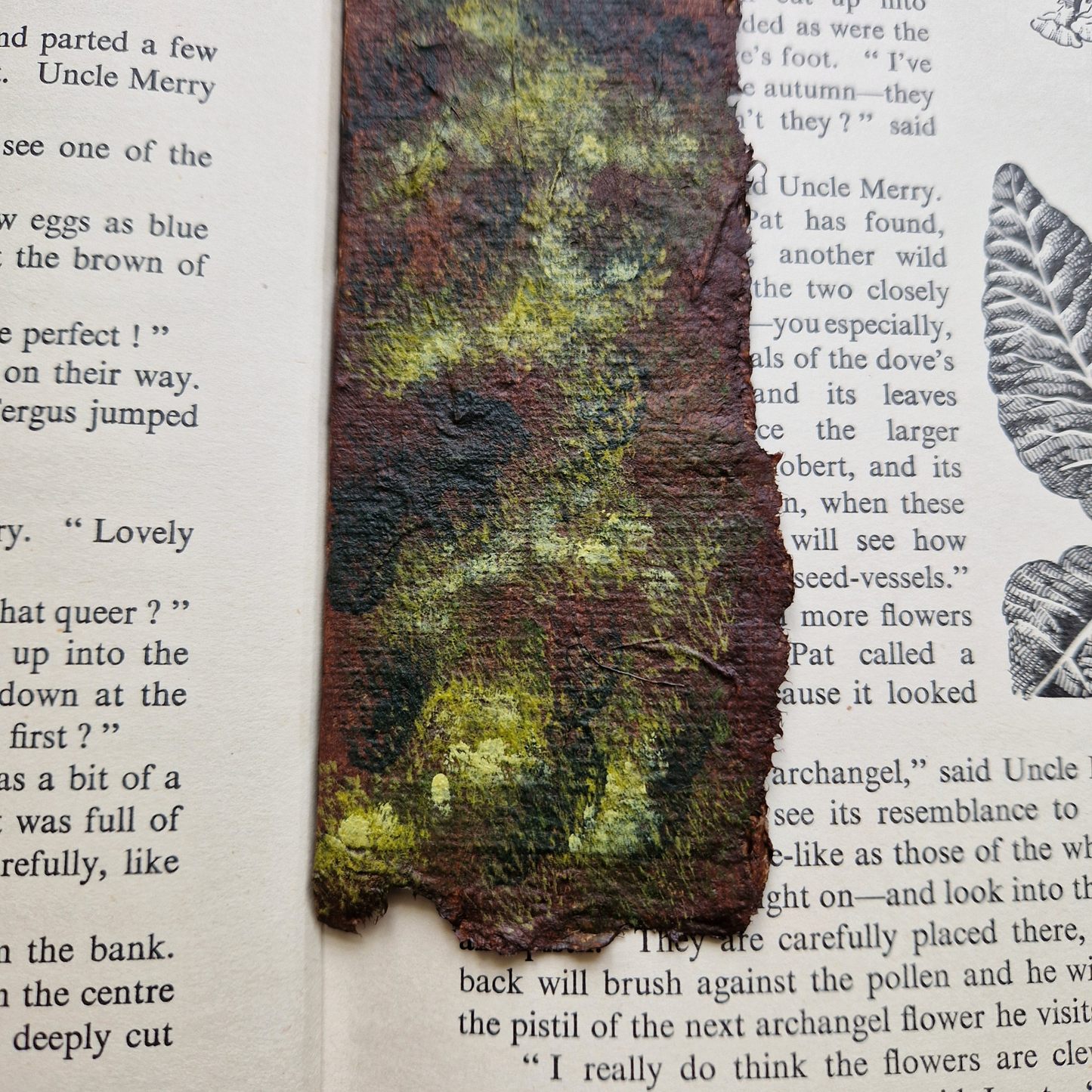 Hand Painted Bookmark