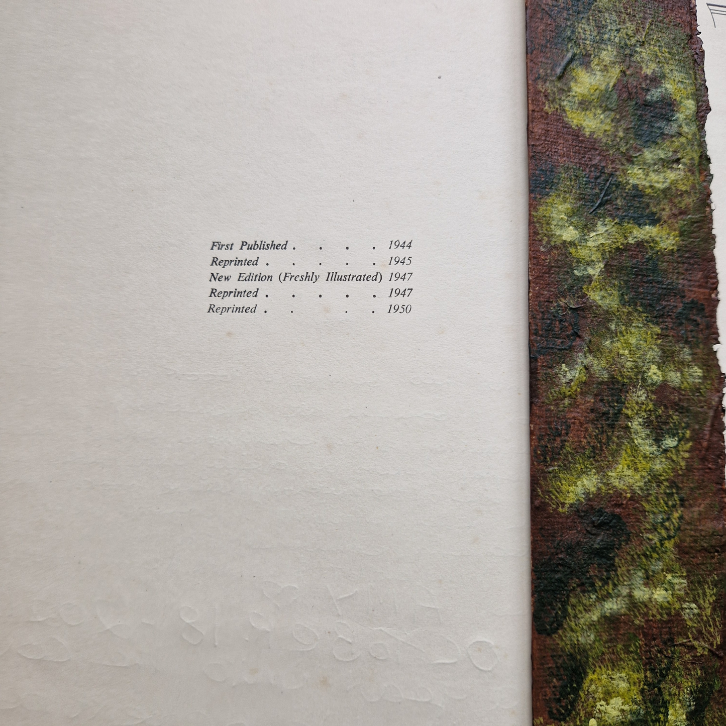 Hand Painted Bookmark