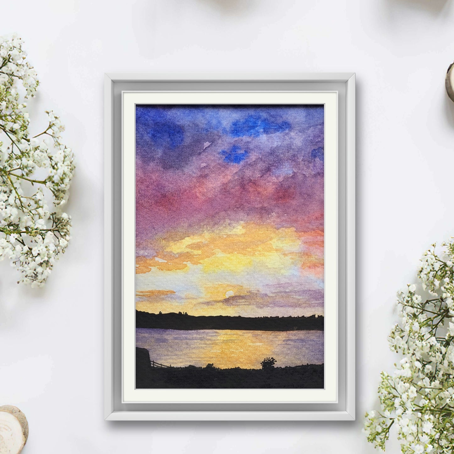 Charles Fort Sunset- Unframed