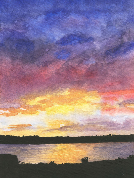 Charles Fort Sunset, Kinsale Print