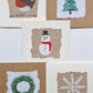 5pk Assorted Handmade Christmas Cards